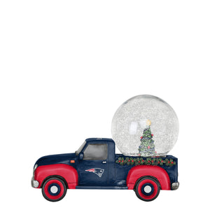 New England Patriots NFL Pickup Truck Snow Globe