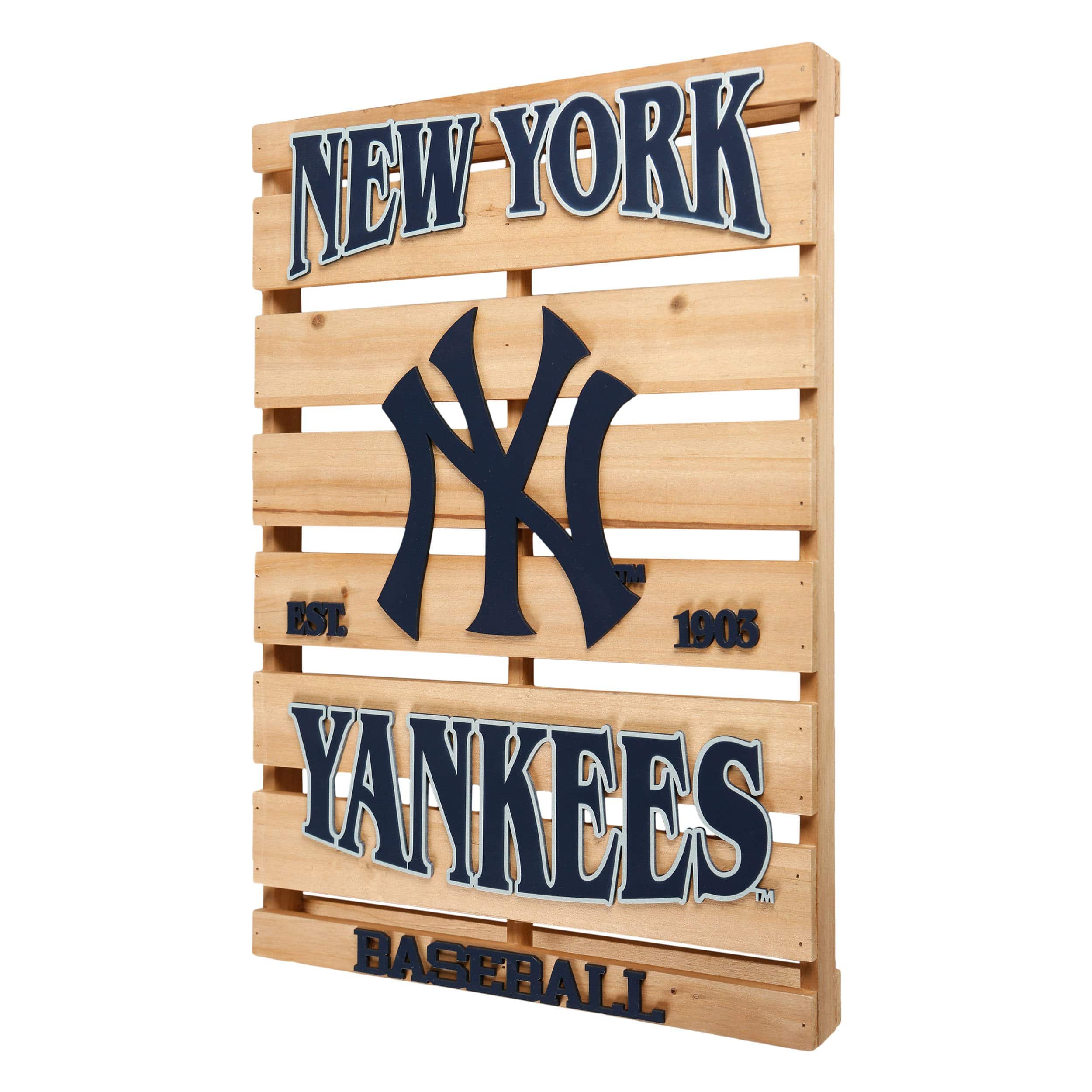 New York Yankees Wooden Man Cave Sign