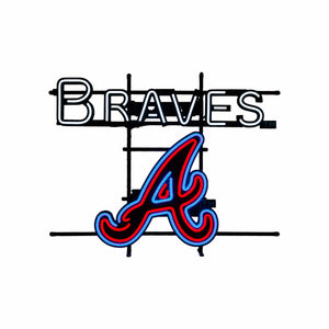 Atlanta Braves MLB Fancave LED Sign