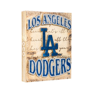 Los Angeles Dodgers MLB Team Logo Wall Plaque