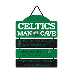 Boston Celtics NBA Mancave Sign