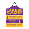 Los Angeles Lakers NBA Mancave Sign