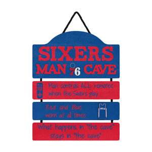 Philadelphia 76ers NBA Mancave Sign