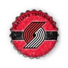 Portland Trail Blazers NBA Metal Distressed Bottlecap Sign