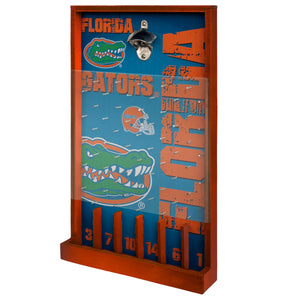 Florida Gators NCAA Bottle Opener Sign Game