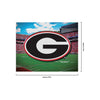 Georgia Bulldags NCAA Canvas Wall Sign