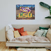 LSU Tigers NCAA Canvas Wall Sign