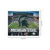 Michigan State Spartans NCAA Canvas Wall Sign