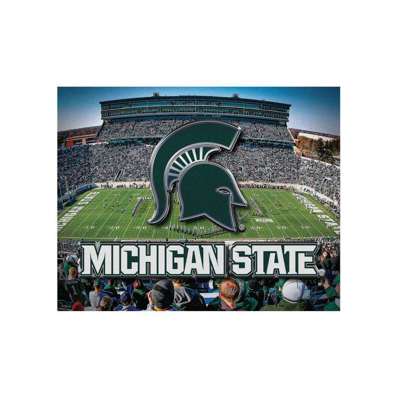 Michigan State Spartans Bottle Cap Wall Sign