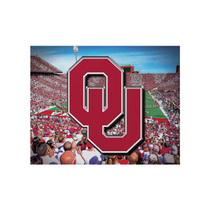 Oklahoma Sooners NCAA Canvas Wall Sign