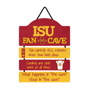 Iowa State Cyclones NCAA Mancave Sign