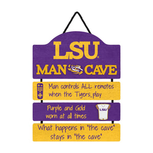 LSU Tigers NCAA Mancave Sign