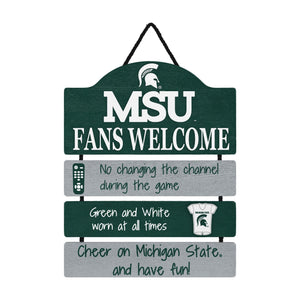Michigan State Spartans NCAA Mancave Sign