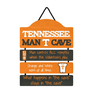 Tennessee Volunteers NCAA Mancave Sign