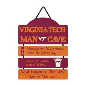Virginia Tech Hokies NCAA Mancave Sign