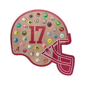 Alabama Crimson Tide NCAA Push Bottle Cap Wall Sign