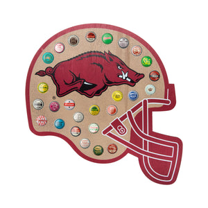 Arkansas Razorbacks NCAA Push Bottle Cap Wall Sign