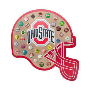 Ohio State Buckeyes NCAA Push Bottle Cap Wall Sign