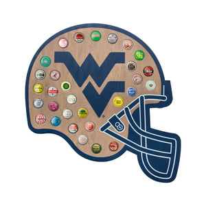 West Virginia Mountaineers NCAA Push Bottle Cap Wall Sign