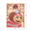 Ohio State Buckeyes NCAA Brutus Buckeye Mascot Wall Plaque