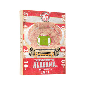 Alabama Crimson Tide NCAA Bryant Denny Stadium Wall Plaque