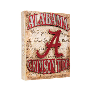 Alabama Crimson Tide NCAA Team Logo Wall Plaque