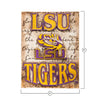 LSU Tigers NCAA Team Logo Wall Plaque