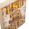 LSU Tigers NCAA Team Logo Wall Plaque