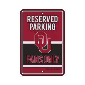 Oklahoma Sooners NCAA Road Sign