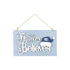 North Carolina Tar Heels NCAA This Home Believes Wall Sign