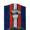 Florida Gators NCAA Wooden Bottle Cap Opener Sign