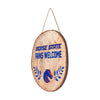 Boise State Broncos NCAA Wood Stump Sign