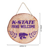 Kansas State Wildcats NCAA Wood Stump Sign