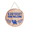Kentucky Wildcats NCAA Wood Stump Sign