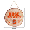 Syracuse Orange NCAA Wood Stump Sign