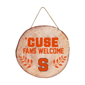 Syracuse Orange NCAA Wood Stump Sign