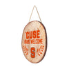 Syracuse Orange NCAA Wood Stump Sign