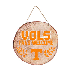 Tennessee Volunteers NCAA Wood Stump Sign