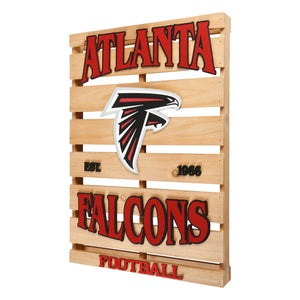 Atlanta Falcons NFL Wood Pallet Sign