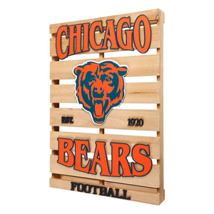Chicago Bears NFL Wood Pallet Sign