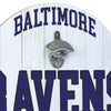 Baltimore Ravens NFL Bottle Opener Cap Catcher Wall Sign