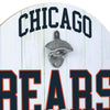 Chicago Bears NFL Bottle Opener Cap Catcher Wall Sign