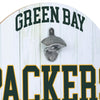 Green Bay Packers NFL Bottle Opener Cap Catcher Wall Sign