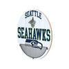 Seattle Seahawks NFL Bottle Opener Cap Catcher Wall Sign