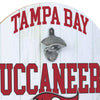 Tampa Bay Buccaneers NFL Bottle Opener Cap Catcher Wall Sign