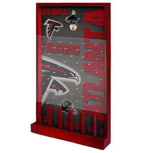 Atlanta Falcons NFL Bottle Opener Sign Game
