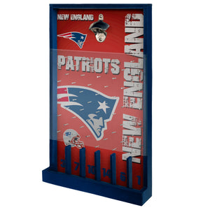 New England Patriots NFL Bottle Opener Sign Game
