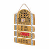 Kansas City Chiefs NFL Barrel Slat Mancave Sign