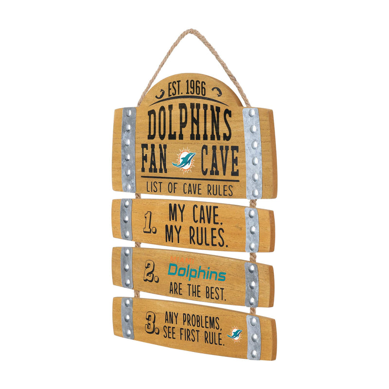 : Miami Dolphins Man Cave Fan Banner Wall Door Scroll : Sports &  Outdoors