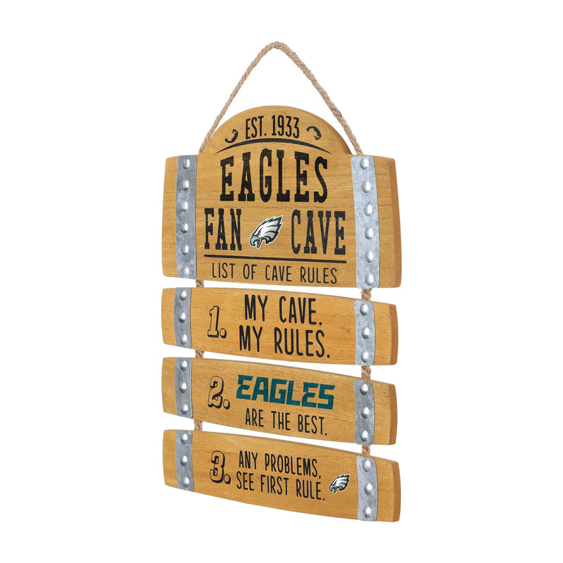 Officially Licensed NFL Philadelphia Eagles Fan Cave Sign